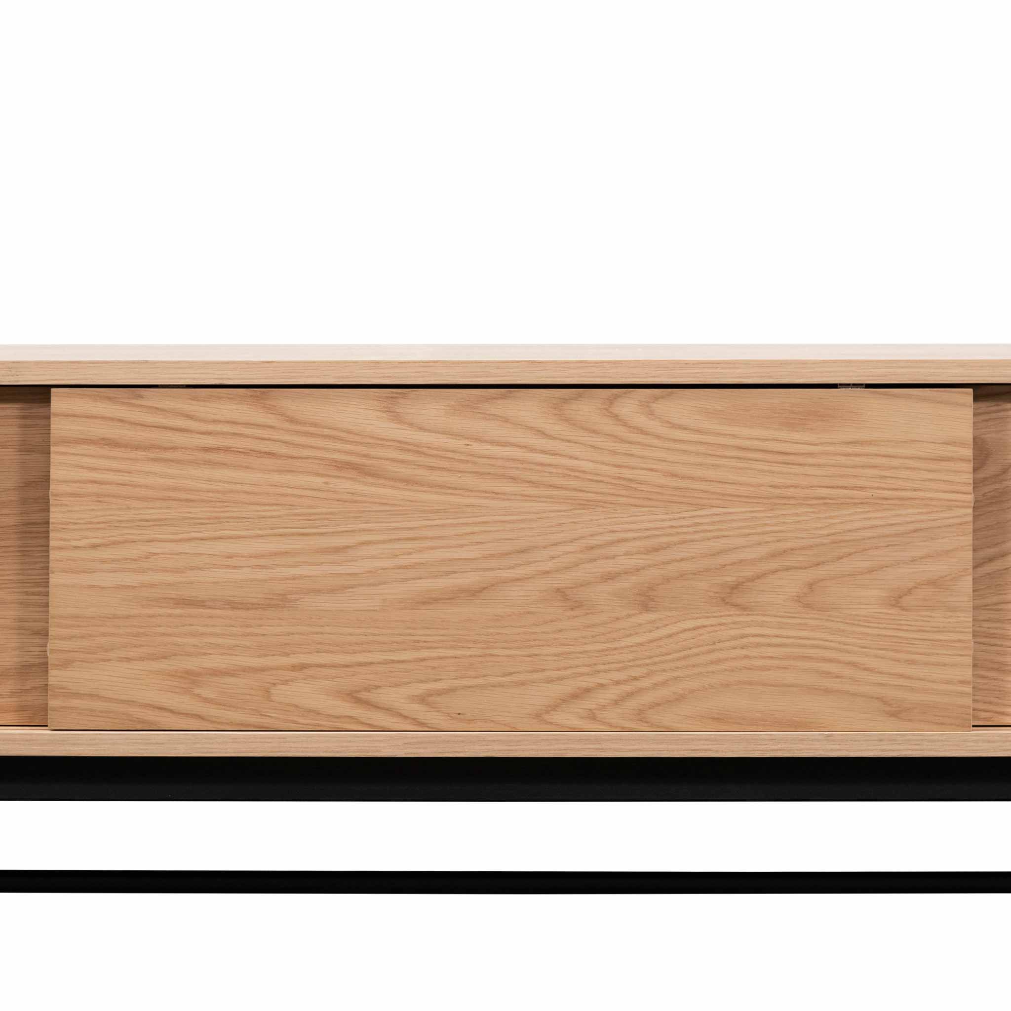 Christie 2.1m Wooden Entertainment TV Unit - Natural TV/Entertainment Unit KD-Core