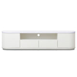 Elino 2m Veneer Top Entertainment TV Unit - Two-Tone White TV/Entertainment Unit Dwood-Core
