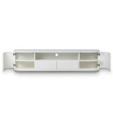 Elino 2m Veneer Top Entertainment TV Unit - Two-Tone White TV/Entertainment Unit Dwood-Core