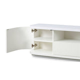 Elino 2m Veneer Top Entertainment TV Unit - Two-Tone White TV/Entertainment Unit Dwood-Core