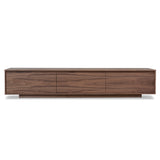 Letty-V2 2.3m Wooden TV Entertainment Unit - Walnut