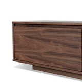 Letty-V2 2.3m Wooden TV Entertainment Unit - Walnut