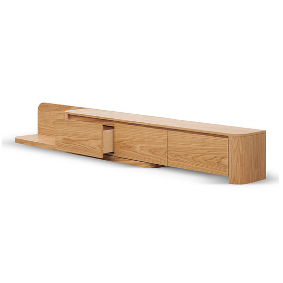 Anna Extendable TV Entertainment Unit - Natural Oak | Interior Secrets