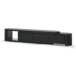 Eliza Extendable TV Entertainment Unit - Full Black Oak TV/Entertainment Unit Century-Core