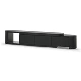 Eliza Extendable TV Entertainment Unit - Full Black Oak TV/Entertainment Unit Century-Core