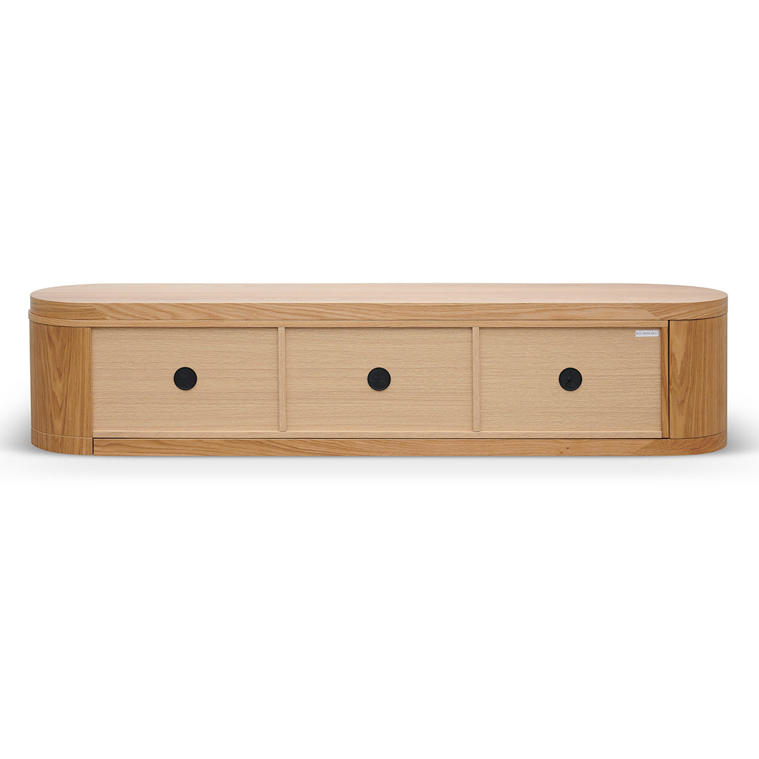 Ex Display - Eliza Extendable TV Entertainment Unit - Natural Oak TV/Entertainment Unit Century-Core