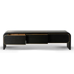 Ex Display - Boran 2m TV Entertainment Unit - Textured Espresso Black TV/Entertainment Unit Valerie-Core