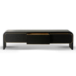 Ex Display - Boran 2m TV Entertainment Unit - Textured Espresso Black TV/Entertainment Unit Valerie-Core