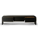 Ex Display - Boran 2m TV Entertainment Unit - Textured Espresso Black TV/Entertainment Unit Valerie-Core