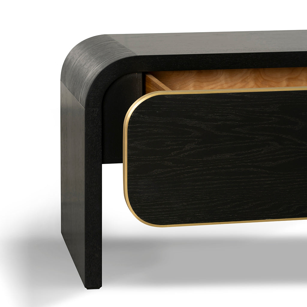 Ex Display - Boran 2m TV Entertainment Unit - Textured Espresso Black TV/Entertainment Unit Valerie-Core