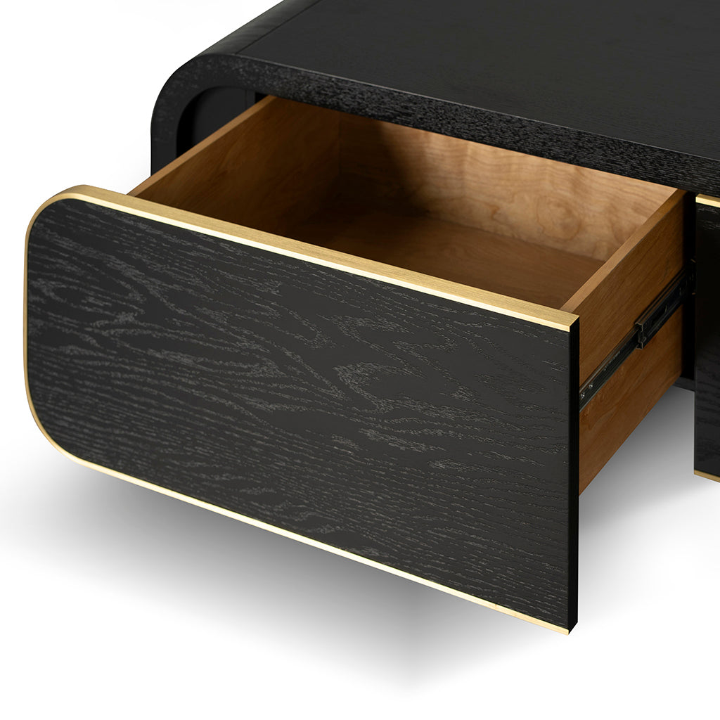 Ex Display - Boran 2m TV Entertainment Unit - Textured Espresso Black TV/Entertainment Unit Valerie-Core