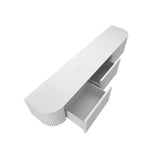 Marty 2.4m TV Entertainment Unit - Full White Oak TV/Entertainment Unit Century-Core