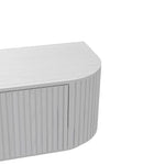 Marty 2.4m TV Entertainment Unit - Full White Oak TV/Entertainment Unit Century-Core