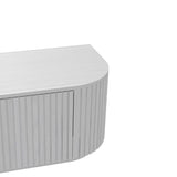 Marty 2.4m TV Entertainment Unit - Full White Oak TV/Entertainment Unit Century-Core