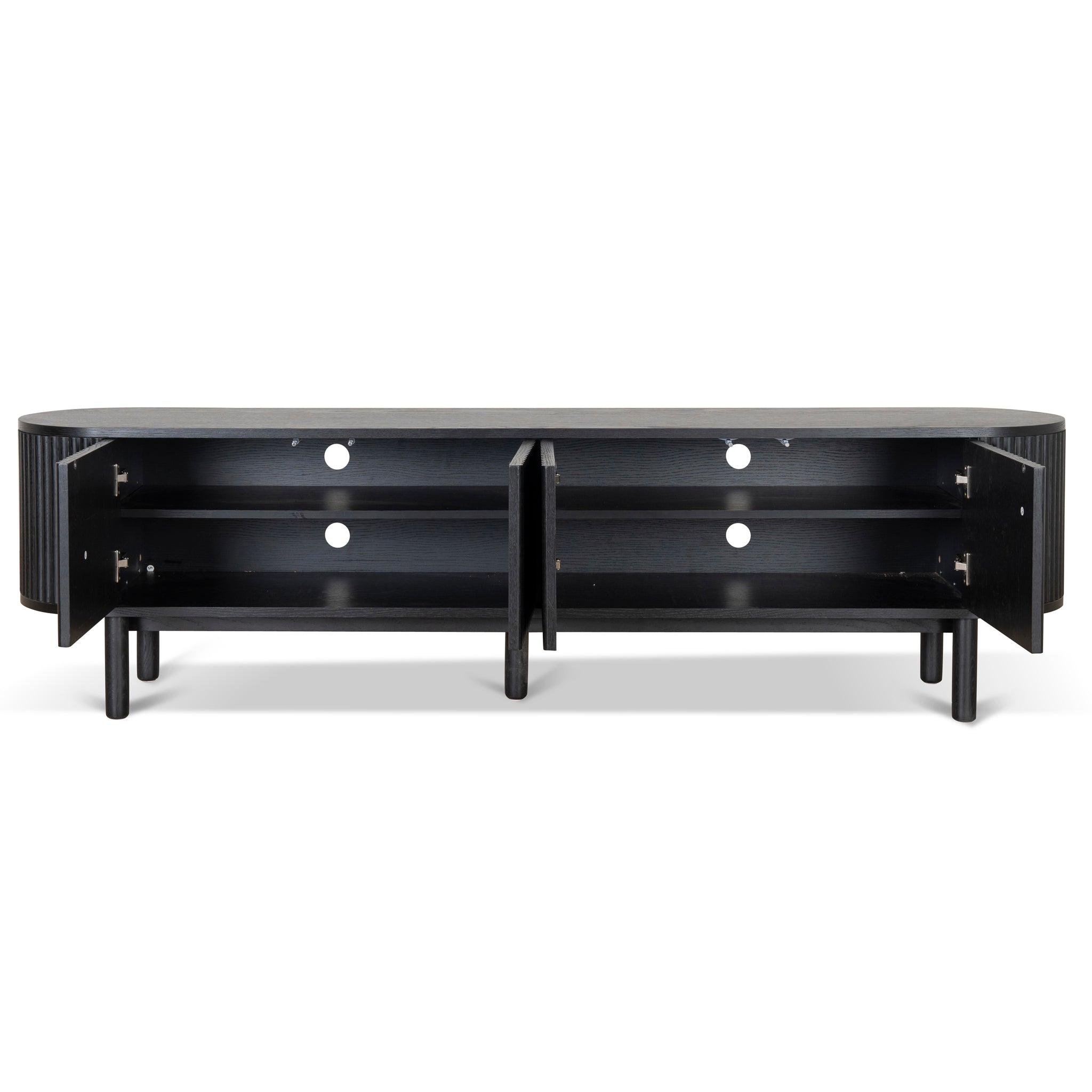 Melita 2m TV Entertainment Unit - Full Black TV/Entertainment Unit KD-Core