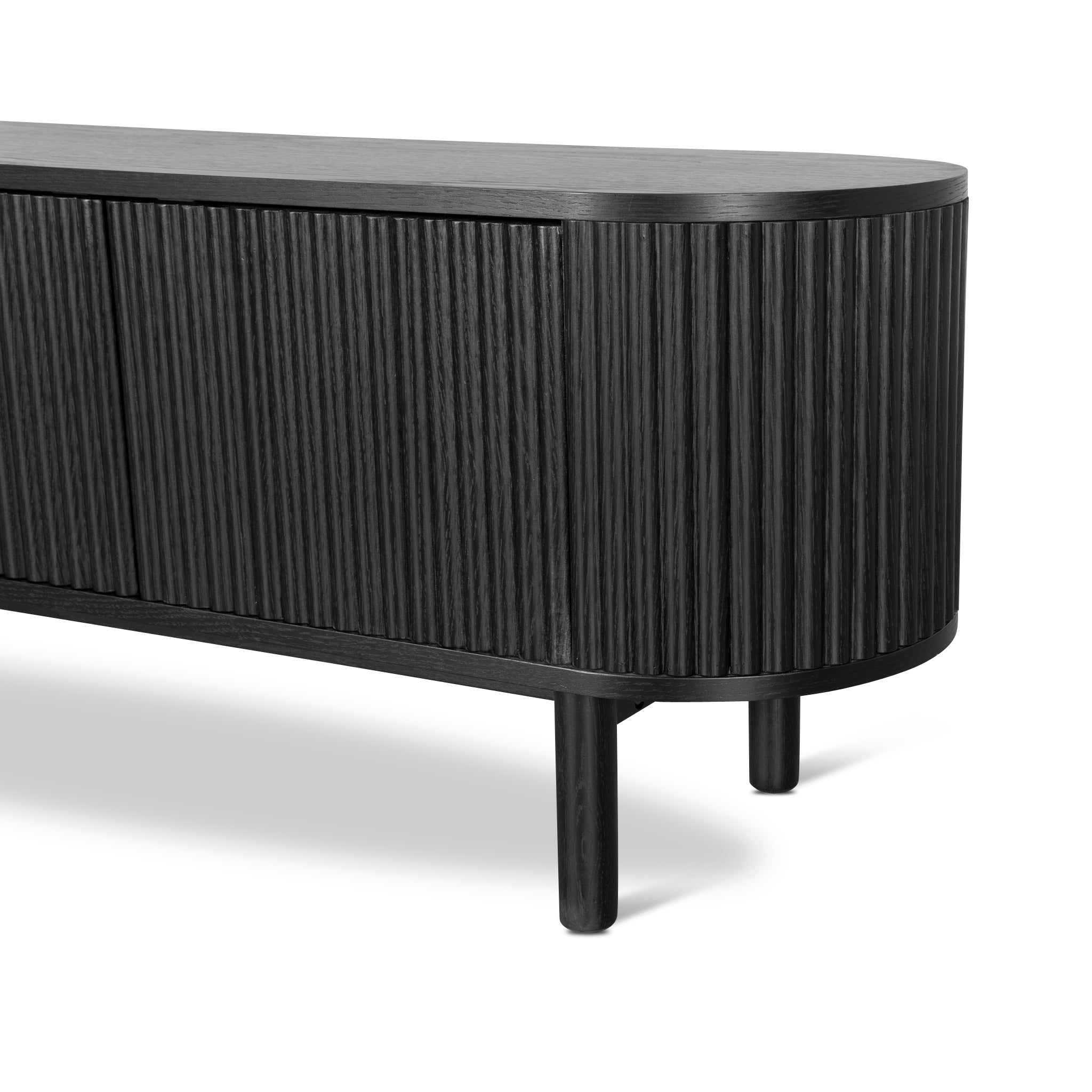 Melita 2m TV Entertainment Unit - Full Black TV/Entertainment Unit KD-Core