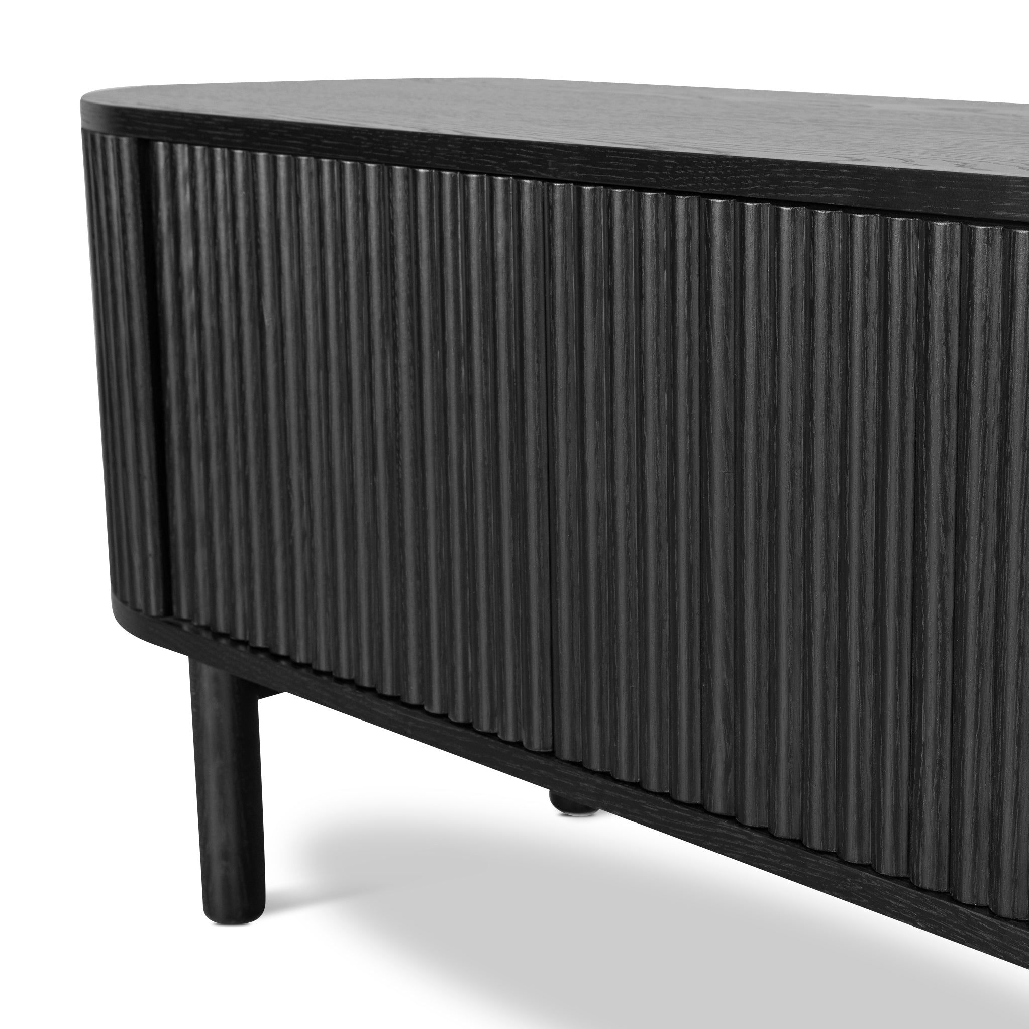 Ex Display - Melita 2m TV Entertainment Unit - Full Black TV/Entertainment Unit KD-Core