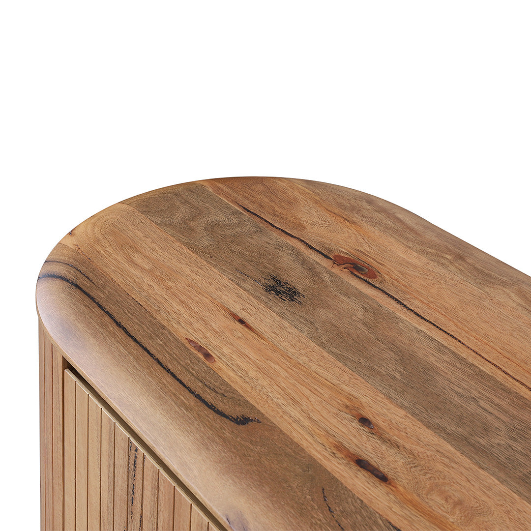 Adsila 2.4m TV Entertainment Unit - Marri Natural TV/Entertainment Unit Marri-Core   