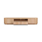 Adsila 2.4m TV Entertainment Unit - NZ Natural Ash TV/Entertainment Unit Marri-Core   