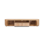 Adsila 2.4m TV Entertainment Unit - NZ Natural Ash TV/Entertainment Unit Marri-Core   