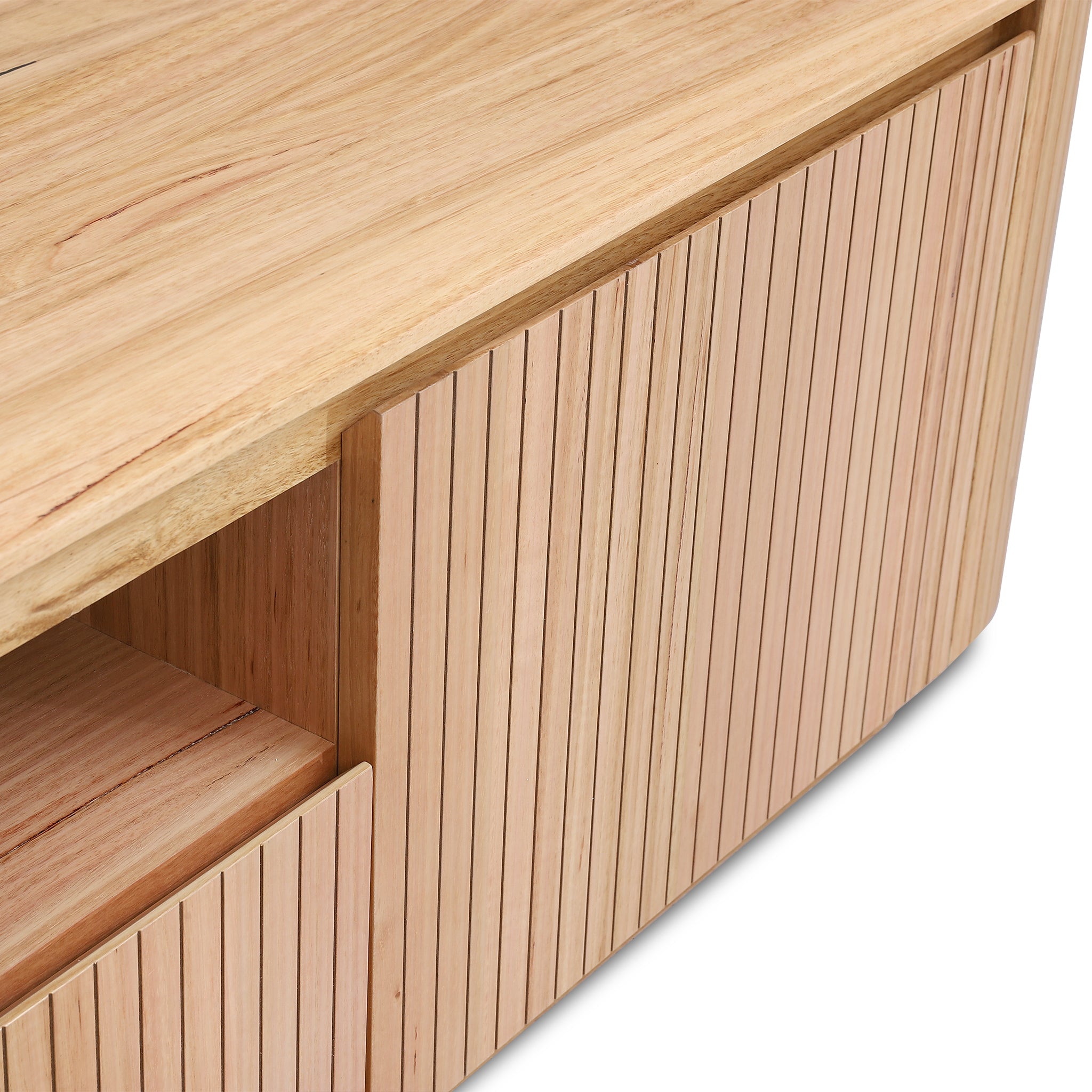 Adsila 2.4m TV Entertainment Unit - NZ Natural Ash TV/Entertainment Unit Marri-Core   