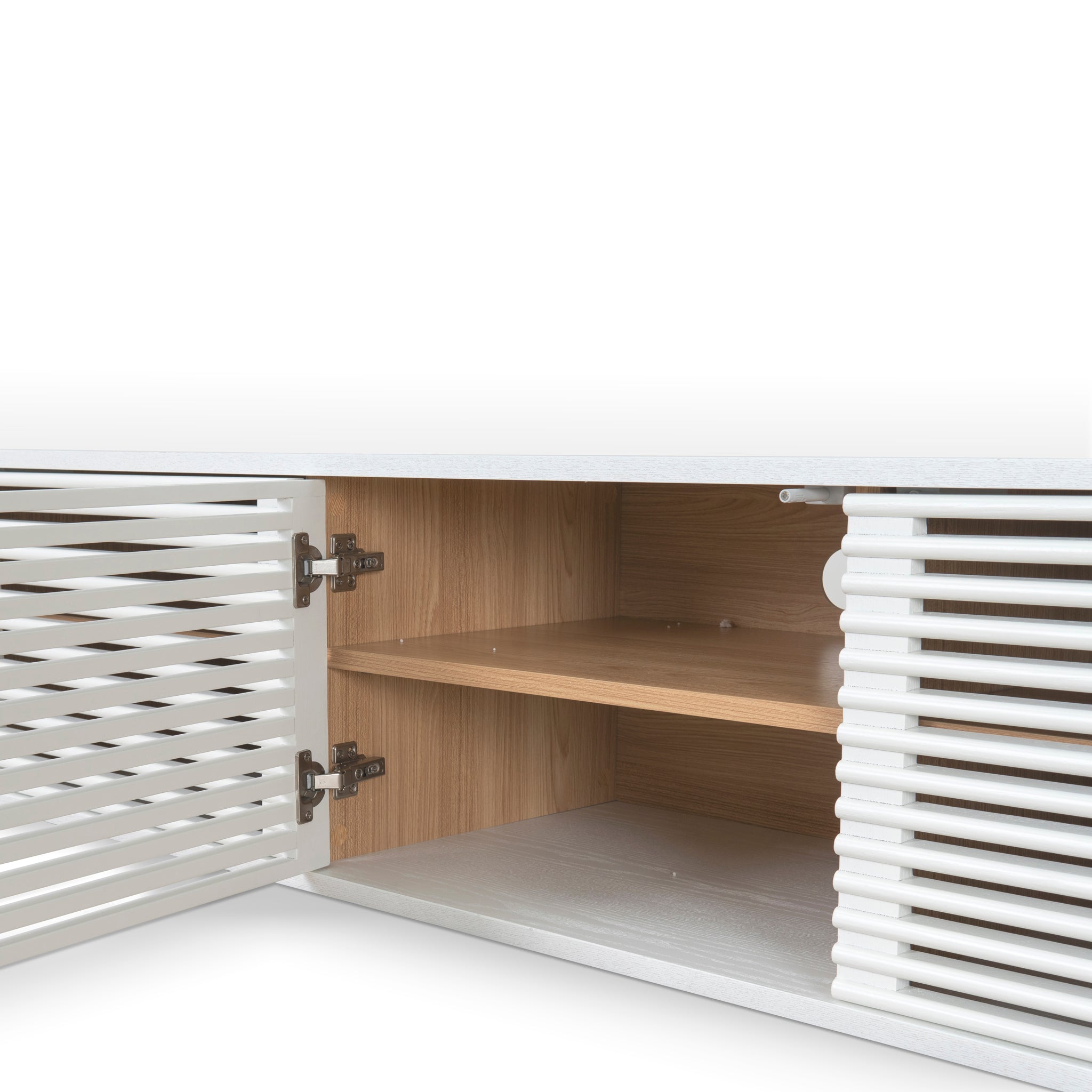 Riley 2.3m TV Entertainment Unit - White TV/Entertainment Unit Dwood-Core   