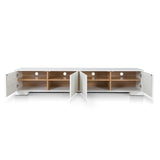 Riley 2.3m TV Entertainment Unit - White TV/Entertainment Unit Dwood-Core   