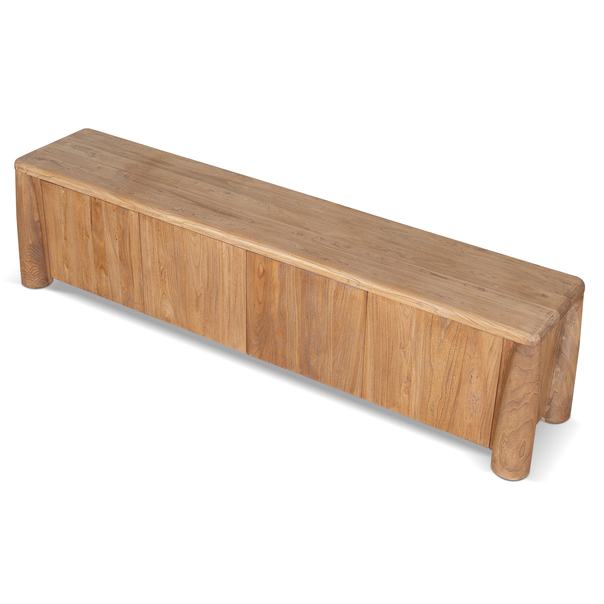 Varika 2m TV Entertainment Unit - Natural TV/Entertainment Unit Reclaimed-Core