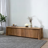 Varika 2m TV Entertainment Unit - Natural TV/Entertainment Unit Reclaimed-Core