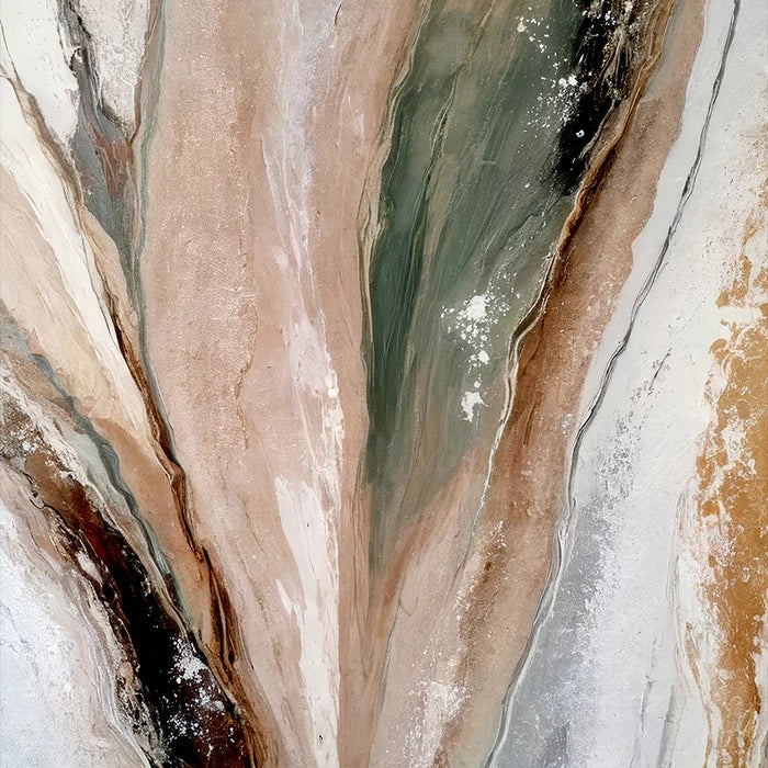 Terrestrial Veins, By Alpenglow Workshop Wall Art Gioia-Local 40x60cm Framed Canvas Gold