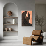 The Woman With The Black Dress, By Bea Muller Wall Art Gioia-Local