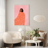 The Woman With The Swirls, By Bea Muller Wall Art Gioia-Local