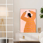 The Woman With the Checked Dress, By Bea Muller Wall Art Gioia-Local