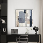 Tides in Check, Style A, By Jacob Q Wall Art Gioia-Local