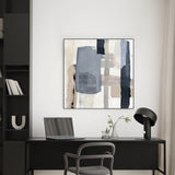 Tides in Check, Style A, By Jacob Q Wall Art Gioia-Local