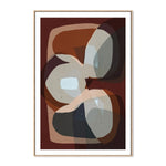 Ex Display - Trio, By Treechild 70cm x 100cm Framed Poster - Oak Frame Wall Art Gioia-Local