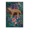 Tropical Jungle Leopard No Glasses, By Sarah Manovski Wall Art Gioia-Local 40x60cm Framed Canvas Black
