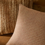 Nicolo 50cm Woven Linen Check Design Cushion Cushion Weave-Local