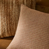 Nicolo 50cm Woven Linen Check Design Cushion Cushion Weave-Local