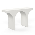 Varello 40cm Concrete Console Table - Cream Putty Console Table Eastern-Local
