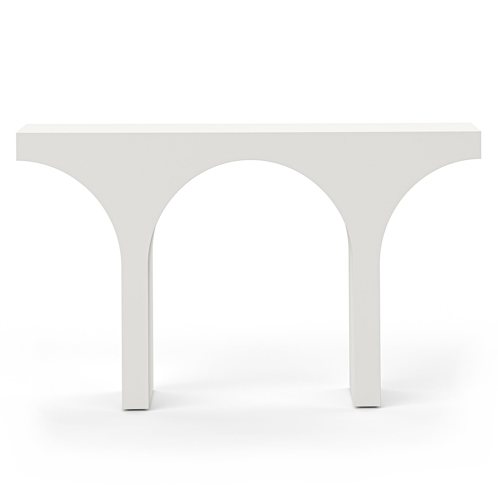 Varello 40cm Concrete Console Table - Cream Putty Console Table Eastern-Local