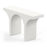 Varello 40cm Concrete Console Table - Cream Putty Console Table Eastern-Local