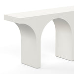 Varello 40cm Concrete Console Table - Cream Putty Console Table Eastern-Local
