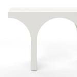 Varello 40cm Concrete Console Table - Cream Putty Console Table Eastern-Local