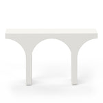 Varello 40cm Concrete Console Table - Cream Putty Console Table Eastern-Local