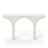 Varello 40cm Concrete Console Table - Cream Putty Console Table Eastern-Local
