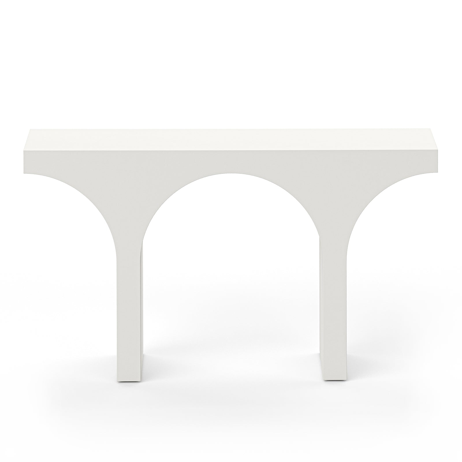 Varello 40cm Concrete Console Table - Cream Putty Console Table Eastern-Local