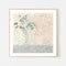 Vase Series Eucalyptus Branch, By Karen Cavania Wall Art Gioia-Local 50x50cm Framed Poster Black
