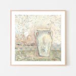 Vessel, Style D, By Karen Cavania Wall Art Gioia-Local 50x50cm Framed Poster Black