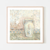 Vessel, Style D, By Karen Cavania Wall Art Gioia-Local 50x50cm Framed Poster Black